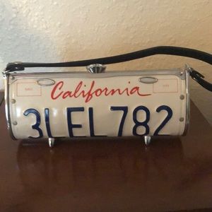 California Little Earth license plate purse